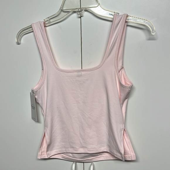 Trendy Queen Pink Fitted Ruched Tank Top - Picture 7 of 9